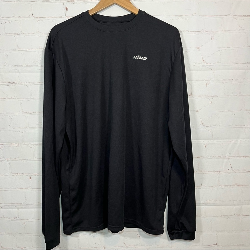 HIND Performance Shirt Mens XL Black Long Sleeve